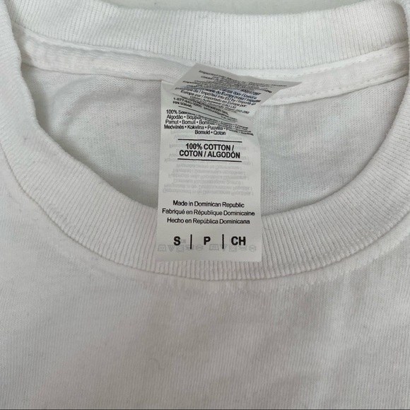 Gildan Unisex Novelty T-Shirt Sz Small White - Picture 5 of 5